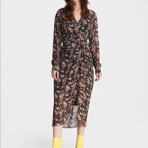 Rag & Bone Amber Floral Midi Dress